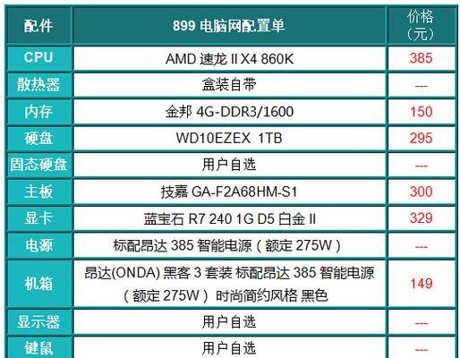 打造顶尖游戏体验的大型游戏电脑配置推荐（畅享极致画质与流畅操作）