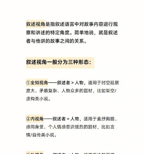 小说创作的技巧与方法（探索成功的关键）